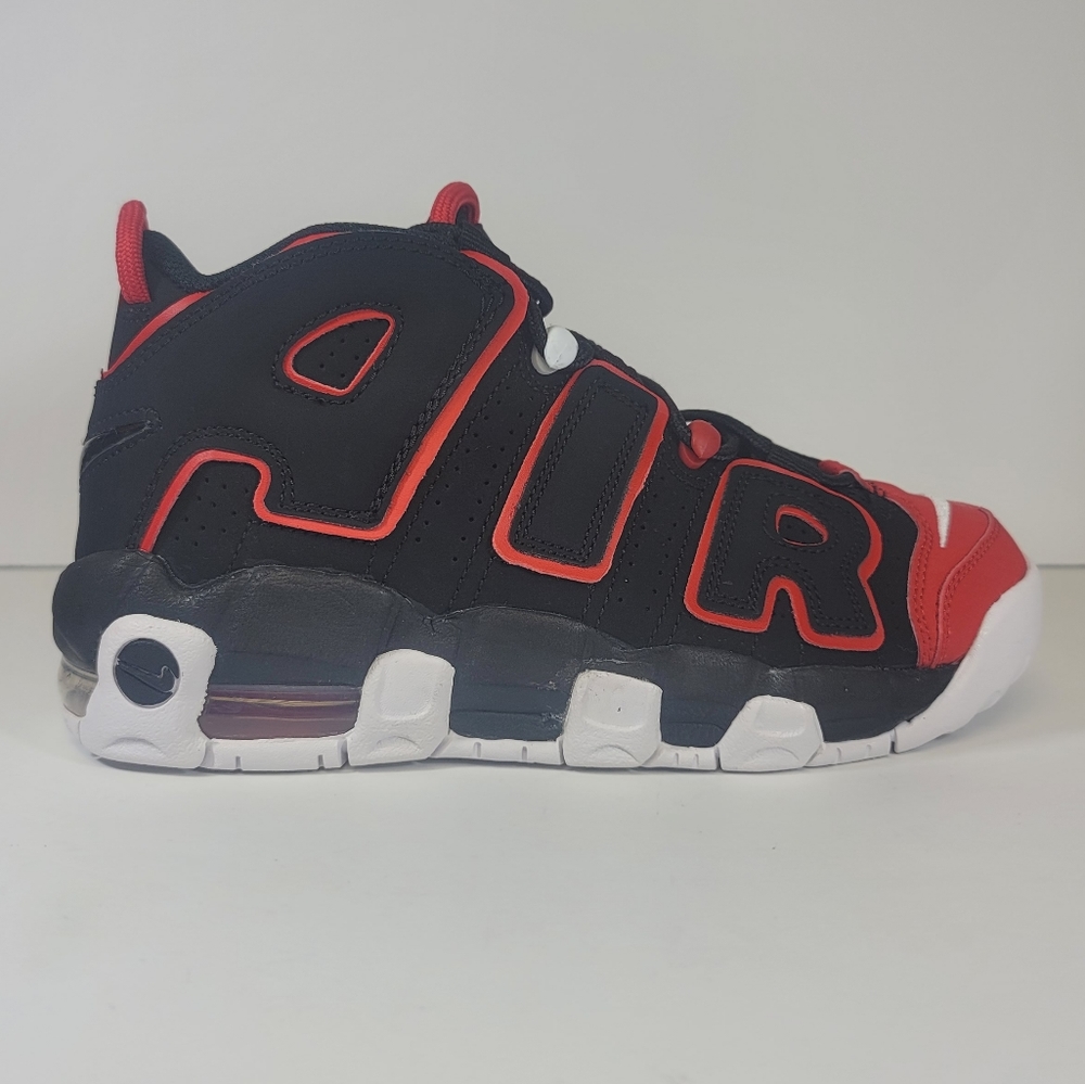 Nike Air More Uptempo 96 GS Black FB1344-001 Basketball Big Kids Sizes - Picture 4 of 9